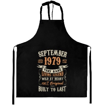Discover September 1979 Birthday Surprise Aprons