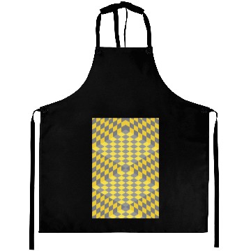 Discover 3D Chess Optical Illusion Aprons