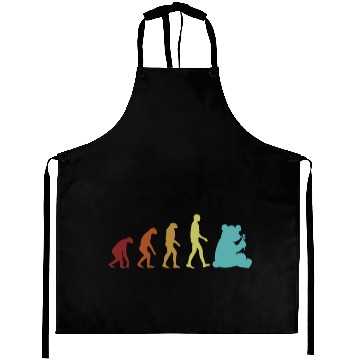 Discover Panda Evolution Panda Bear Friend Lover Giant Aprons