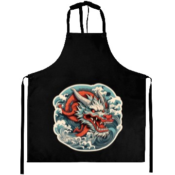 Discover Japanese Dragon Aprons