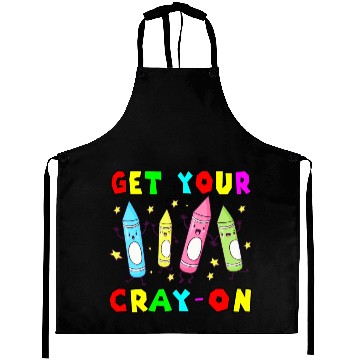 Discover Teacher , Get Your Cray-on, Groovy, Kindergarten Aprons