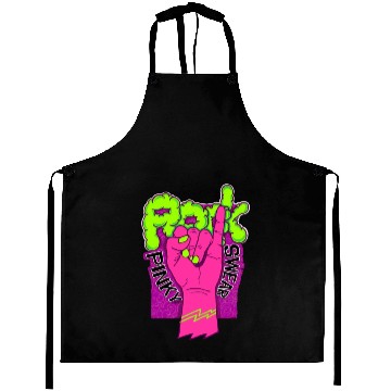 Discover Rock hand pink Aprons