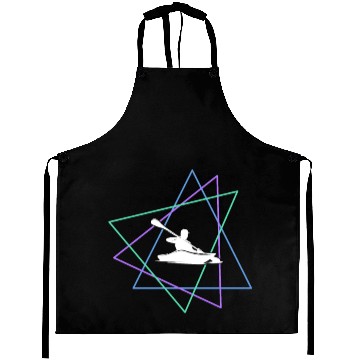 Discover Geometric Kayak Adventure Aprons