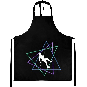 Discover Geometric Rock Climber Aprons