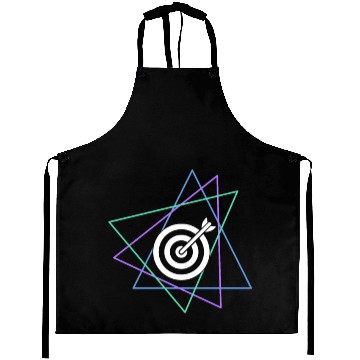 Discover Geometric Bullseye Target Aprons