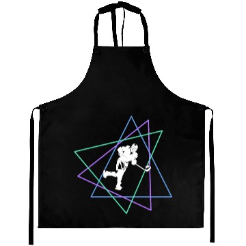 Discover Geometric Ice Hockey Player Aprons