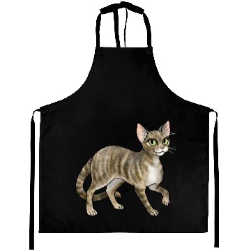Discover Cat Devon Rex Tabby Aprons