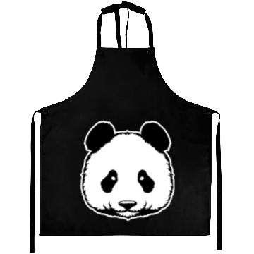 Discover Panda Logo Emblem Panda Bear Friend Giant Panda Aprons