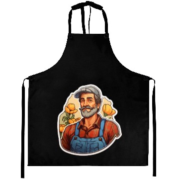 Discover Farmer Old Man Aprons