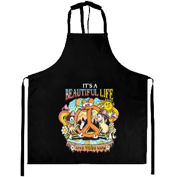 Discover Embrace the Psychedelic Journey Aprons