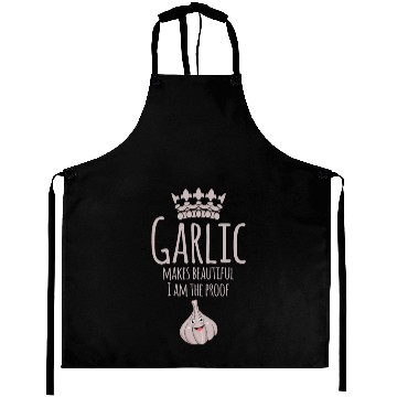 Discover Garlic Saying Garlic Toe Aprons