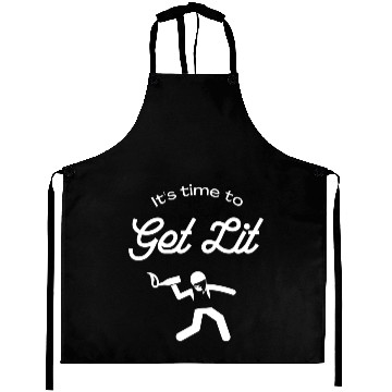 Discover Get Lit Funny Molotov Cocktail Anarchy Lover Aprons