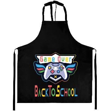 Discover Fun Color Game Over Back To School Aprons