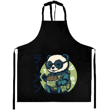 Discover Panda Ramen Cute Kawaii Aprons