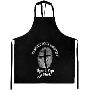 Discover Respect Your Identity Love JesusChristian Aprons