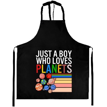 Discover Solar System Aprons, Just A Boy Who Loves Planets