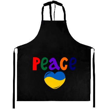 Discover Heart peace ukraine colors Peace Aprons