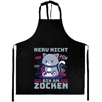 Discover Gaming, Gaming, Video Game, Grumpy Cat Gamer Aprons