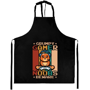 Discover Gaming, Gaming, Video Game, Grumpy Cat Gamer Aprons