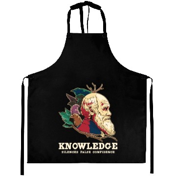 Discover Charles Darwin ATHEIST ATHEISM ANTI RELIGION Aprons