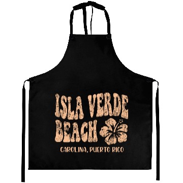 Discover Isla Verde beach Carolina Puerto Rico Aprons