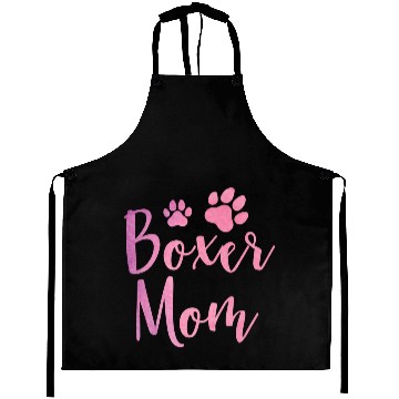 Discover Boxer Mom Cute Boxer Lover Dog Owner Aprons