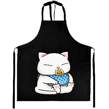 Discover Cute White Baby Cat Aprons