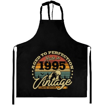 Discover Vintage 1995 Birthday Gift Aprons