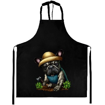 Discover French Bulldog The Gardener Aprons
