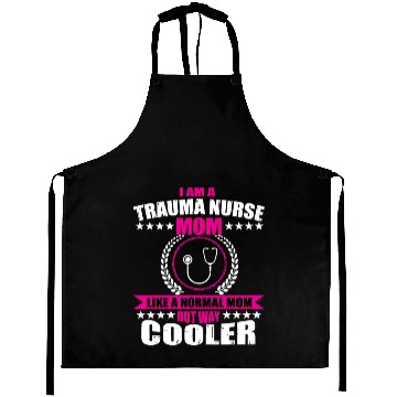 Discover Funny Trauma Nurse Mom Aprons