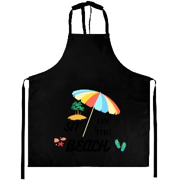 Discover Assis sur la Plage : 'Sit on the Beach' Aprons