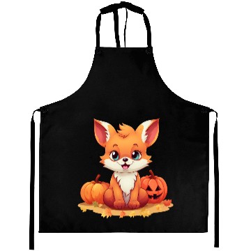 Discover Halloween Autumn: Foxes in Foliage Aprons