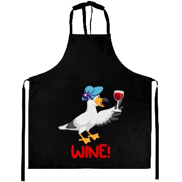 Discover Seagull Aprons Wine Lover North German Seagulls