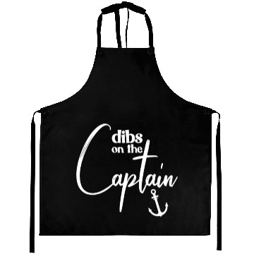Discover Dibs On The Captain Funny Captain Wife Captain Aprons