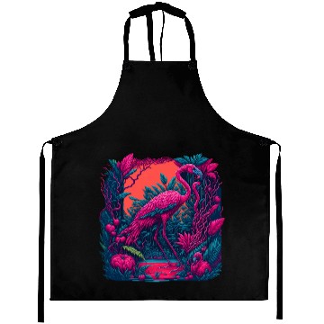 Discover Neon flamingo Aprons