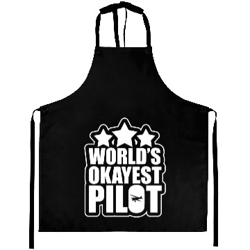 Discover Funny World s Okayest Pilot Airplane Aprons