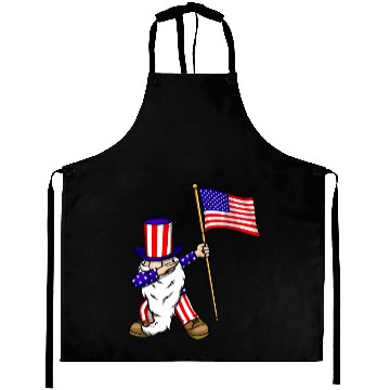 Discover 4th of July Gnome Dab Aprons