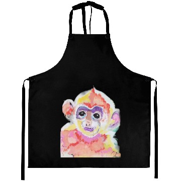 Discover Monkey Animati Painting Design Aprons