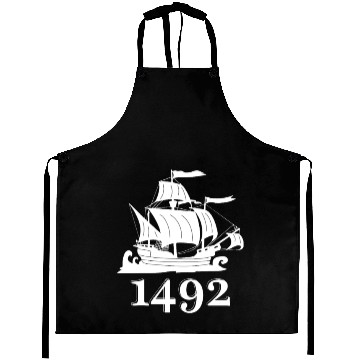 Discover Columbus Day 1492 Christopher Kolumbus Aprons