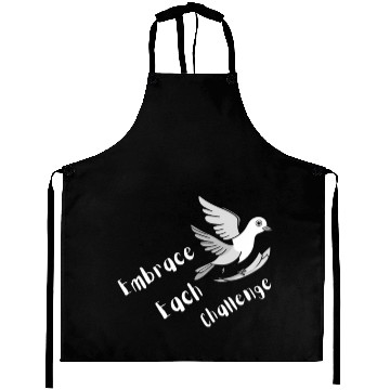 Discover Never Give Up Aprons
