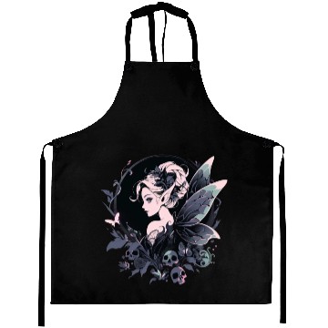 Discover Pastel Goth Dark Fairy Aprons