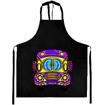 Discover Tie Dye School Bus Aprons