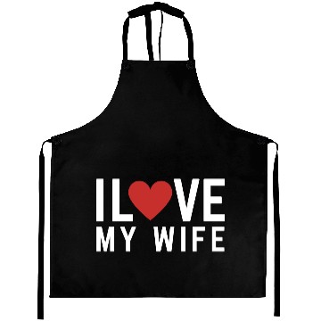 Discover I love my Wife Aprons