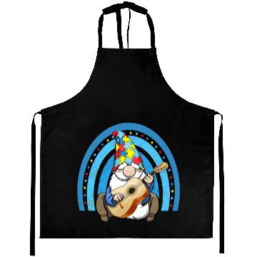 Discover Autism Gnome Rainbow Aprons