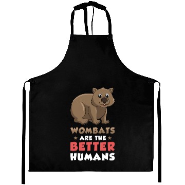 Discover Wombat Australian Animal Lover Aprons