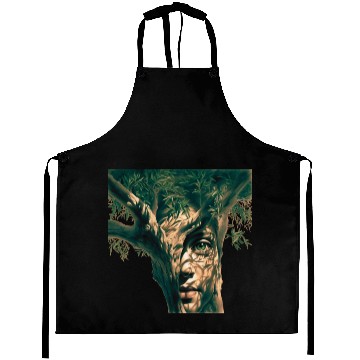 Discover Olive tree and face Aprons