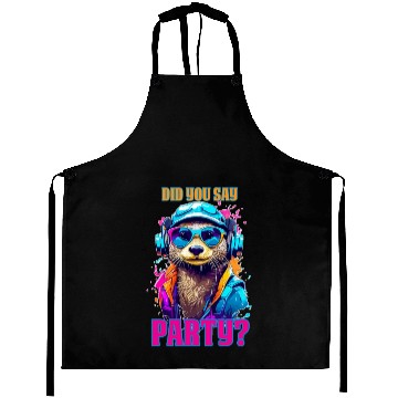 Discover Party Otter Aprons