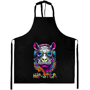 Discover Hipster hippo Aprons