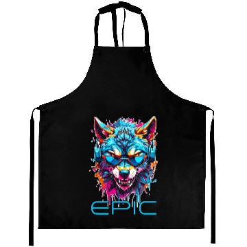 Discover Epic Wolf Aprons