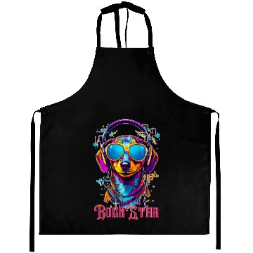 Discover Rockstar Dachshund Aprons